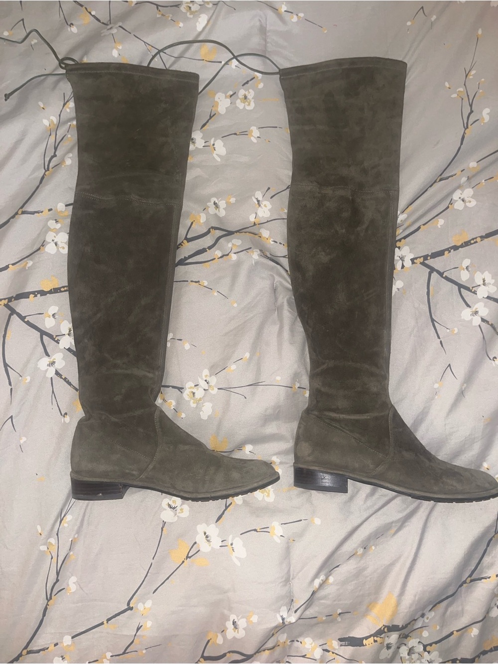 Stuart Weitzman Chocolate Suede Over-the-Knee Boots